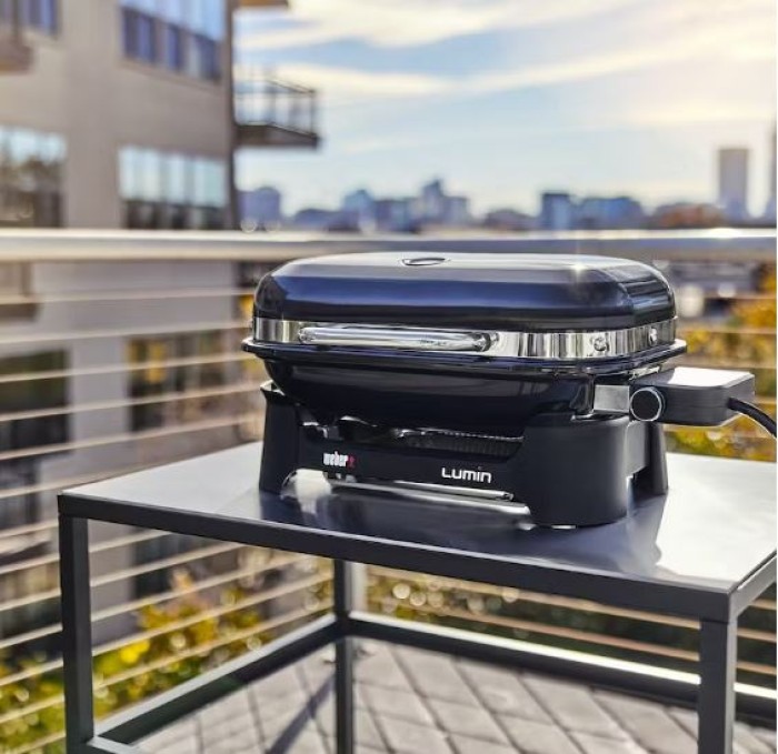 Weber Lumin Compact Elektrogrill, black, 91010979